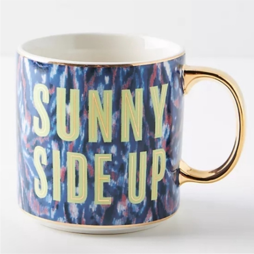 Anthropologie “Sunny Side Up” Gisele Mug